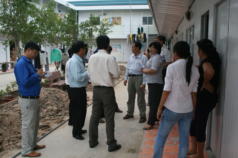 Tien Tien worker housing areas